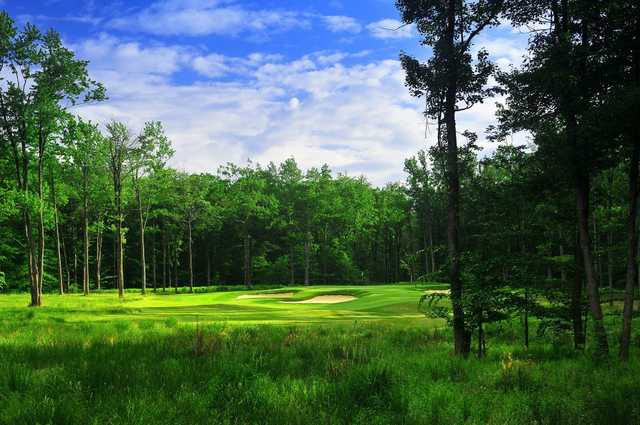 A view of hole #3 at Jack Frost National Golf Course