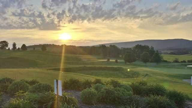 Sunset view from Glengarry Golf Links