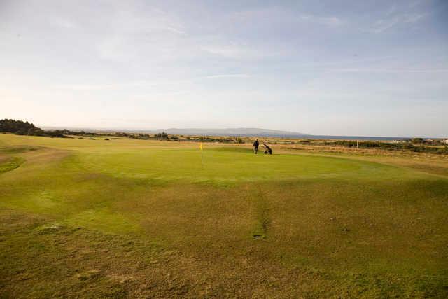 View from Troon Links - Lochgreen's 8th green