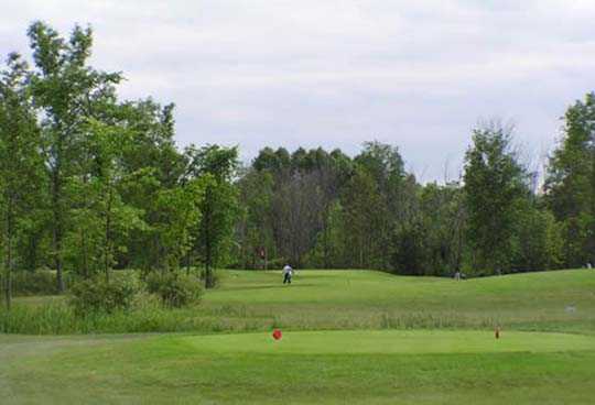 A view of the 8th green at Cardinal 18 Golf Club.