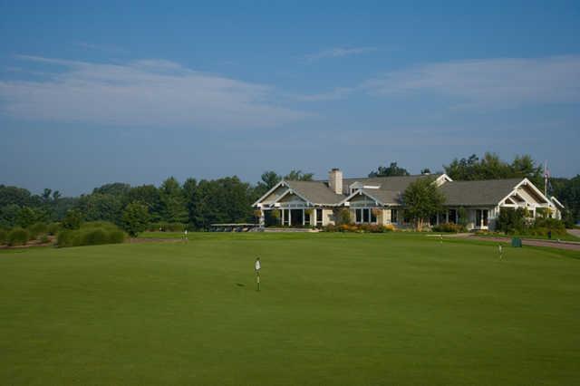 View of the clubhouse at Pilgrim's Run