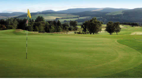 A view of the 4th green at Peebles Golf Club