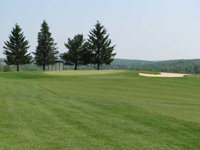 A view of a hole at North Hills Golf Club