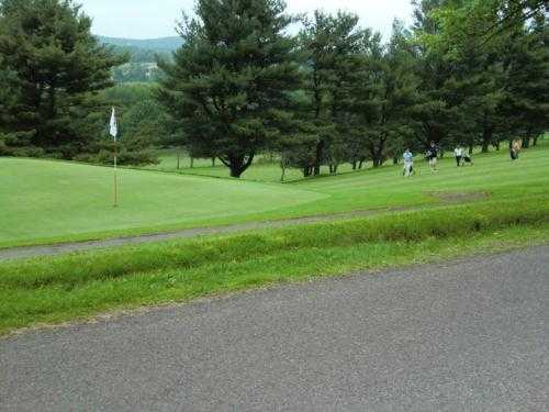 A view of a hole at Lehman Golf Club