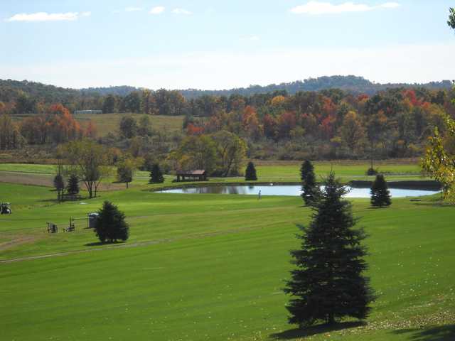 A fall sunny day view from White Oak Golf Course