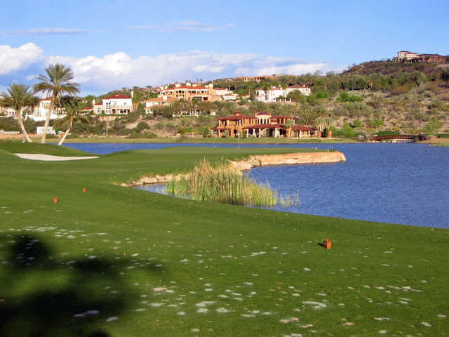 A view from tee #17 at Reflection Bay Golf Club