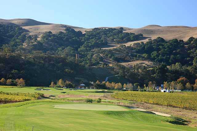 A view of hole #17 from The Course at Wente Vineyards