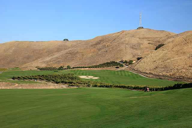 A view of hole #9 at The Course at Wente Vineyards