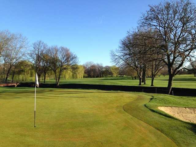 A view from a green at Ealing Golf Club
