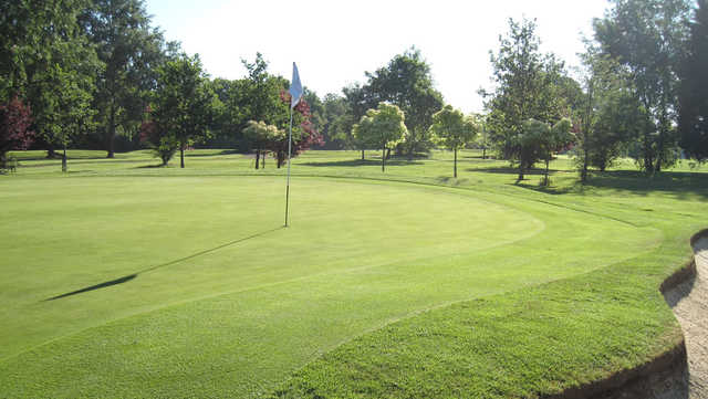 A view of a green at Ealing Golf Club.