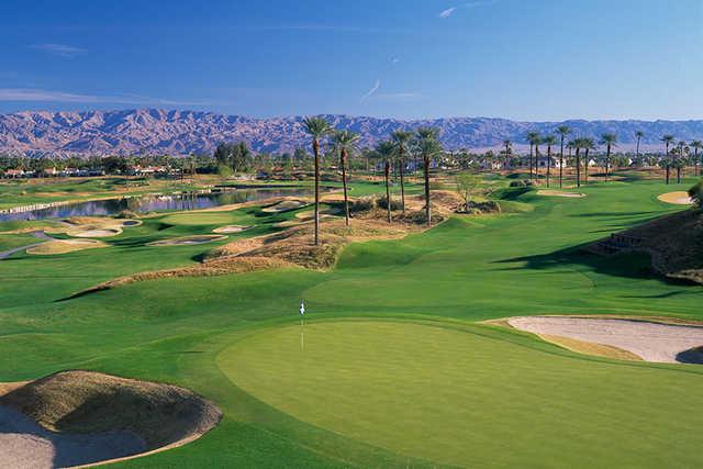 A view of a green at PGA WEST Pete Dye Dunes Course