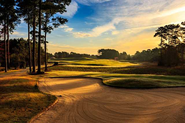 A sunrise view of fairway #8 from Founders Club At St. James Plantation
