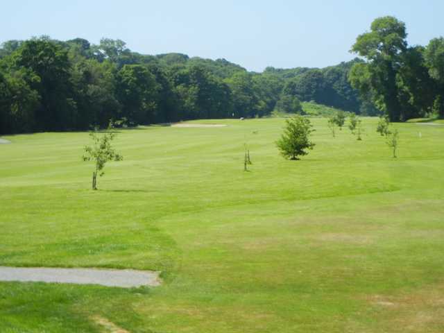 A view of fairway #1 at Douglas Golf Club