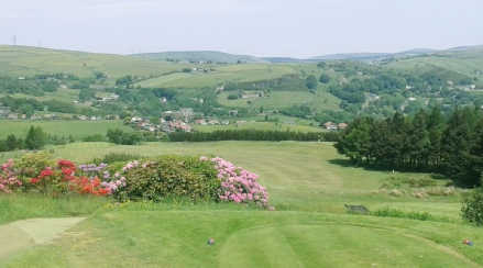 A view from a tee at Saddleworth Golf Club