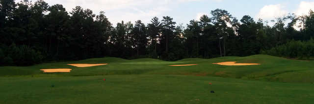 A view of a green at The Links at Southwind Country Club