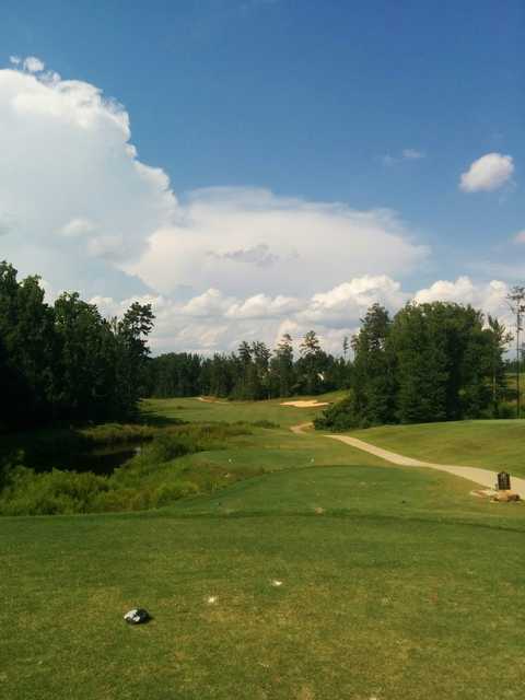 A view from a tee at The Links at Southwind Country Club