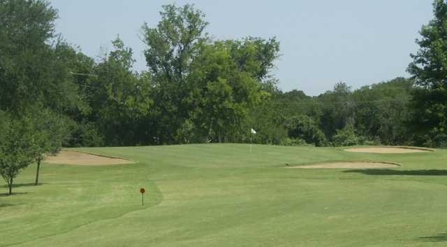 A view of hole #6 at Corsicana Country Club
