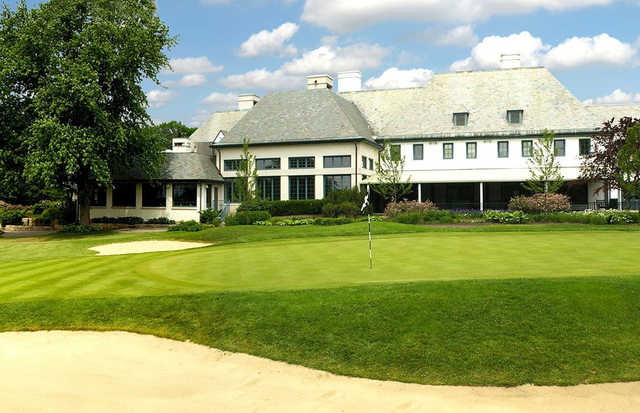 A view of a hole at Glen Oak Country Club