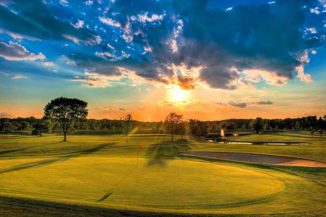 Sunset view from Afton Alps Golf Course 