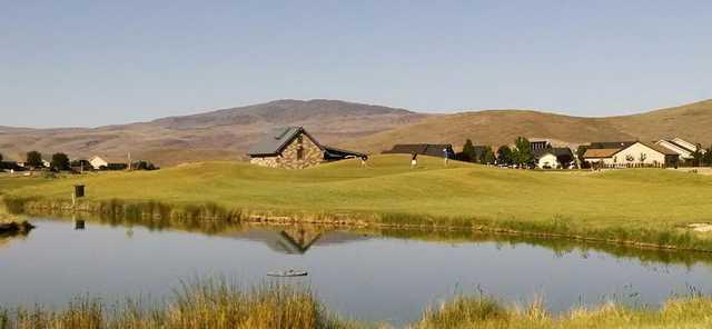 View of a green and pond at The Links At Kiley Ranch