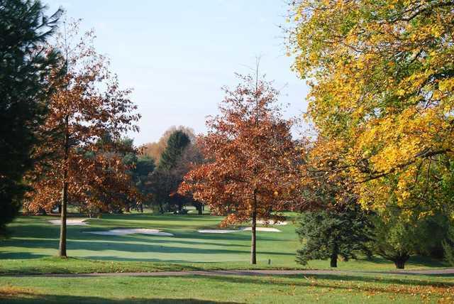 A fall day view from Northampton Valley Country Club