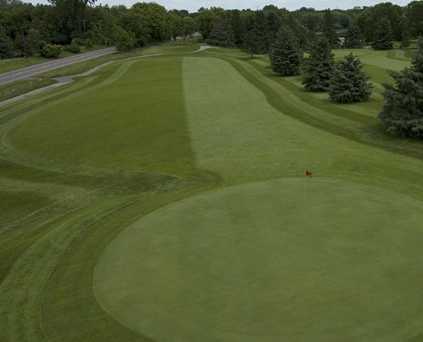 A view of the 5th green at Gem Lake Hills Golf Course
