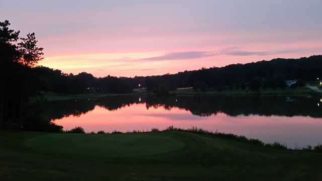 Sunset view from Indian Springs Golf and Country Club