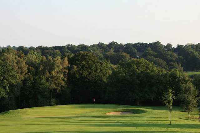 View of a green from the Kingfisher Course at Mannings Heath Golf Club
