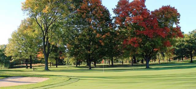 A view of a hole at Briarwood Country Club.