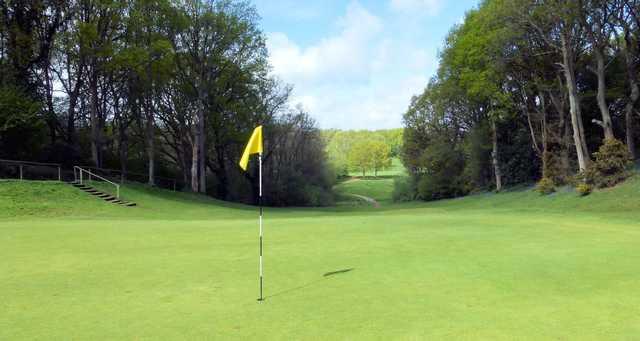 A view of a hole at Canterbury Golf Club