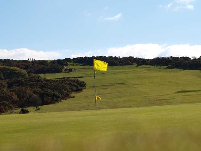 A view of the 3rd hole at Clyne Golf Club