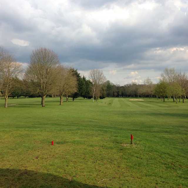 View from red tee at Shrivenham Park Golf Club