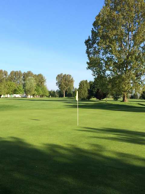 A view from a green at Shrivenham Park Golf Club