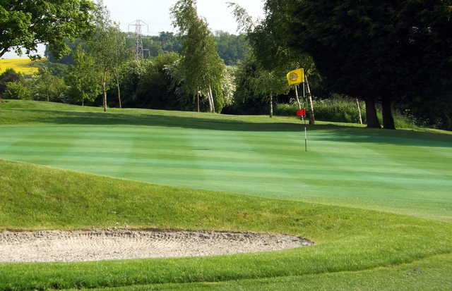 A view of green #3 at Leamington & County Golf Club