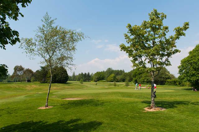 A view of a green at Radyr Golf Club