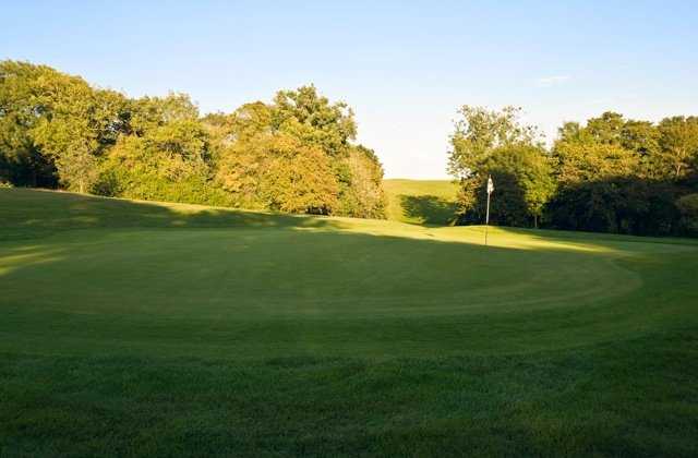 View of the 15th green from the Warley Park Course at Warley Park Golf Club