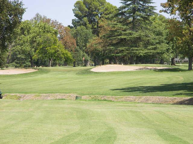 A view of fairway #4 at Plumas Lake Golf & Country Club