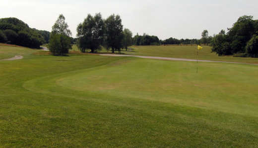 A view of hole #10 at The Abbey Course from Glyn Abbey Golf Club