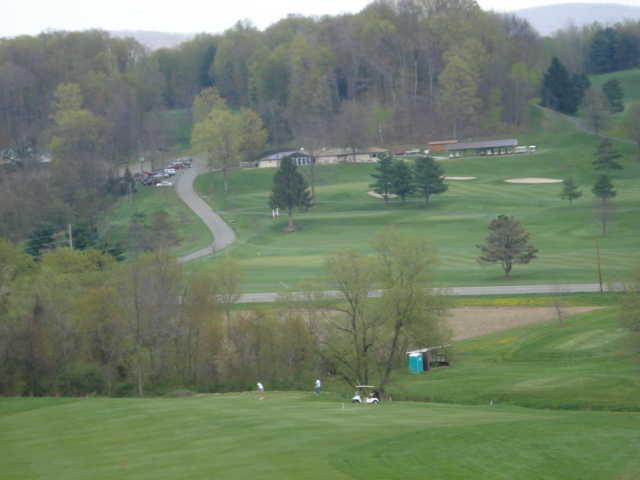A view of fairway #13 at River Valley Country Club