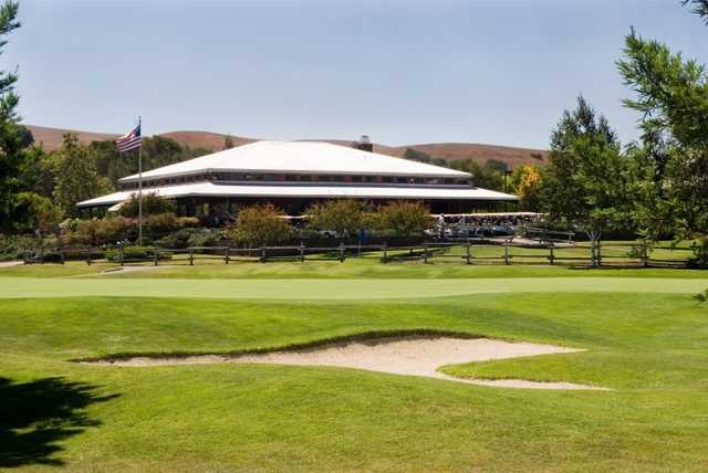 A view of the clubhouse at Spring Valley Golf Course