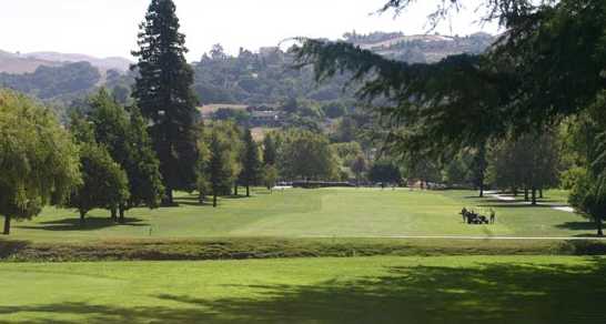 A view of the 9th green at Spring Valley Golf Course