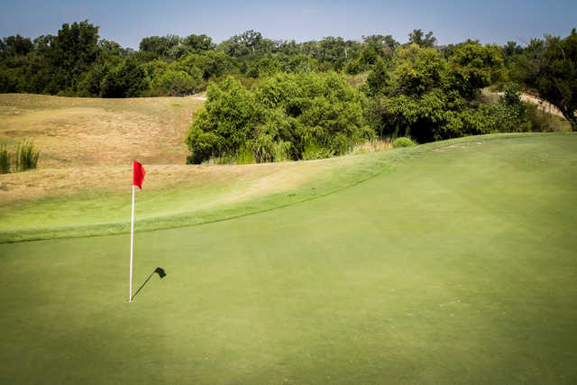 A view of hole #15 at Cottonwood Hills Golf Club