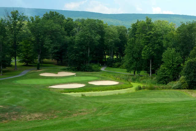 A view of hole #8 at Heritage from White Deer Golf Club.