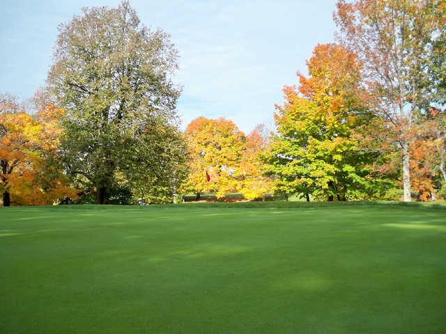 A fall day view from Twin Hills Golf Course
