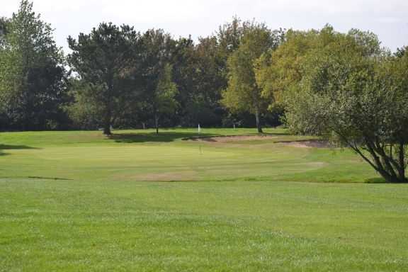 A view of a hole at Newport Golf Club