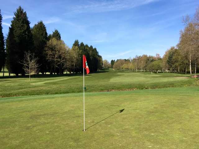 A view of a hole at Hollywood Golf Club