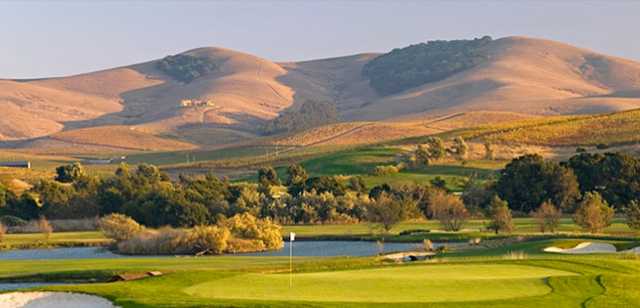 View from a green at Eagle Vines Golf Club