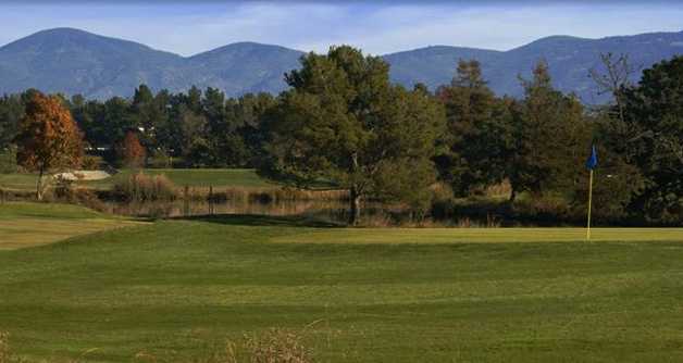 A view of the 4th green at  Kennedy Park - Napa Golf Course