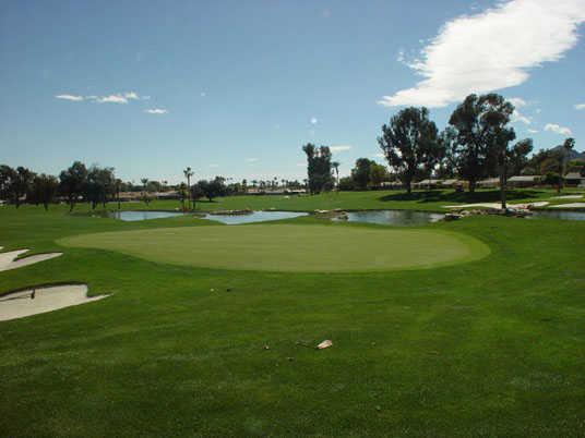 A view of a green from Palm Desert Country Club