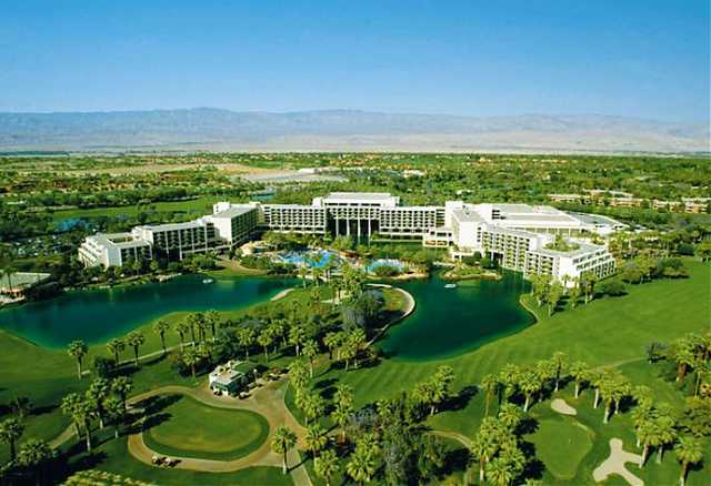 Aerial view from Marriott's Desert Springs Resort